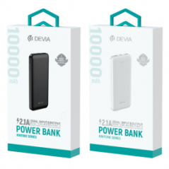 Power Bank 10000 mAh - Devia Kintone Series V3 - Blanc - Alimentation
