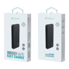 Power Bank 10000 mAh 22.5W Compatible avec Type C / USB / Micro Devia