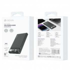 Power Bank 10000 mAh DEVIA Smart Series - 12W - Noir - Alimentation Re
