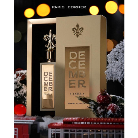 Eau de Parfum Paris Corner December Vanilla – 85 ml Unisexe