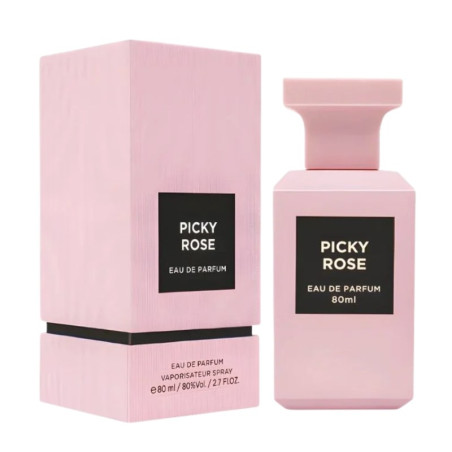 Eau de Parfum Fragrance World Picky Rose – Femme 150 ml