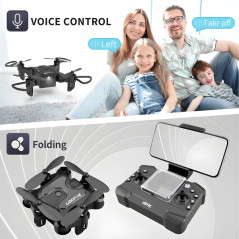 Mini drone RC pliable RTF 4 batteries | Smarty