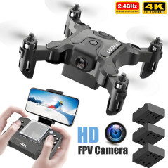 Mini drone RC pliable RTF 4 batteries | Smarty