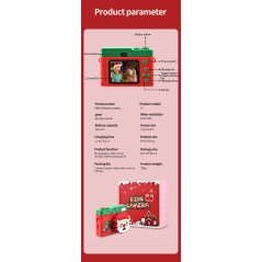 Kids camera Christmas edition 9.6MP 1080p | Smarty