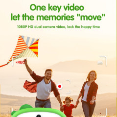 Appareil photo instantané enfant Dragon vert | Smarty