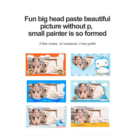 Appareil photo instantané enfant ECO – 12 MP 1080p Chat rose