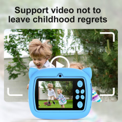 Appareil photo instantané enfant Lapin bleu | Smarty