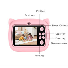 Appareil photo instantané enfant Lapin bleu | Smarty