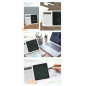 Tablette d'écriture LCD avec calculatrice ECO – Jaune