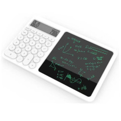 Tablette d'écriture LCD calculatrice jaune | Smarty