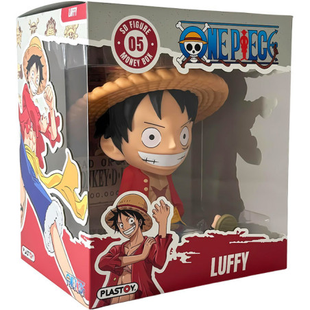 Figurine tirelire Plastoy One Piece – Monkey D. Luffy V2