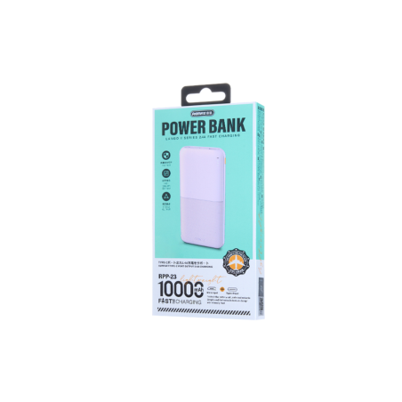 Power Bank 10000mAh REMAX Lango II Series RPP-23 – Charge Rapide 2.4A