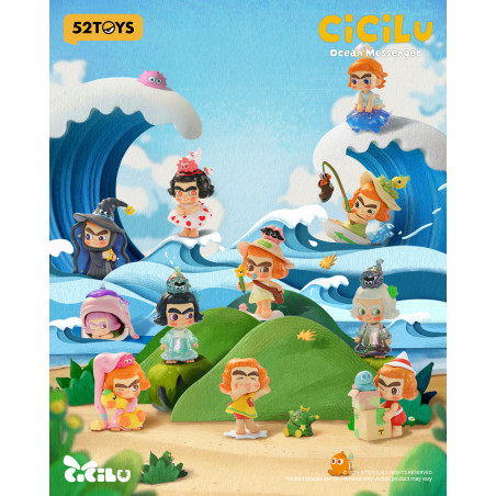 Mystery box figure 52TOYS CiCiLu Ocean Messenger – PVC/ABS 8-10 cm