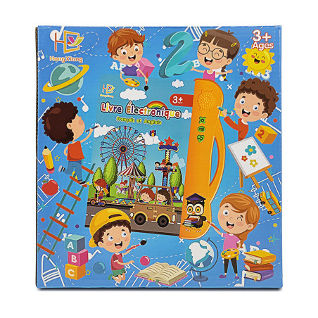 Livre interactif tactile ECO – Bilingue français-anglais sonore pour enfants