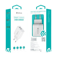 Kit Chargeur USB*2 12W - Devia Smart Series | Smarty Paris 1
