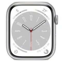 Montre Connectée Apple Watch Séries 8 GPS 45mm Argent Alumin