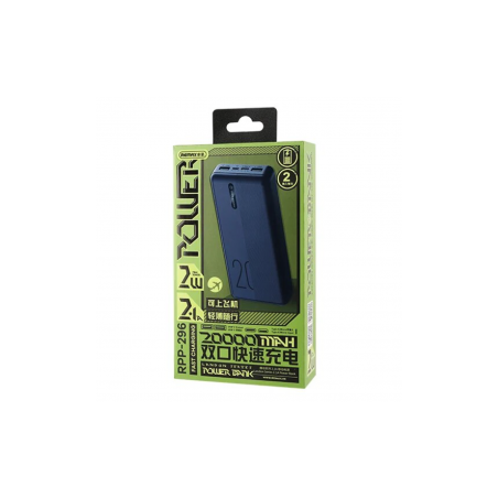 Power Bank 20000mAh REMAX Landon RPP-296 - Noir - Alimentation Ref A16
