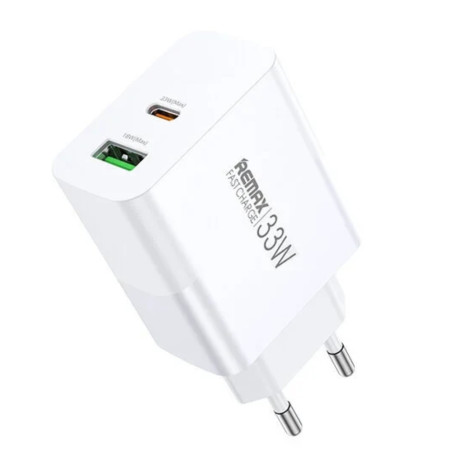 Chargeur 33W REMAX RP-U122 USB Type-C blanc