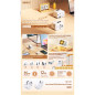 Chargeur de voyage REMAX Astro Series RP-U11 – 35W, UK/US/EU/AU/CN, blanc
