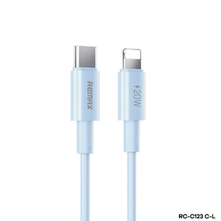 Cable REMAX Dofon RC-C123 – Type-C / Lightning 20W 2m Blue