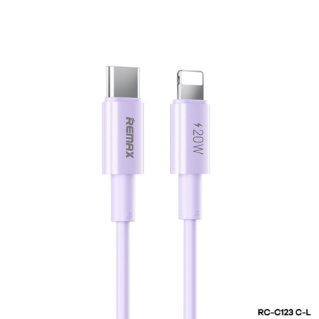 Cable REMAX Dofon RC-C123 – Type-C / Lightning 20W 2m Purple
