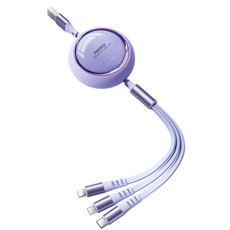 Câble REMAX RC-C033 3-en-1 15W violet | Smarty