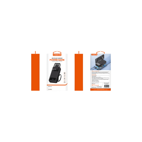 Power Bank 20000mAh XSSIVE XSS-PB48 - 4 Câbles USB-C/Lightning/USB-A/M