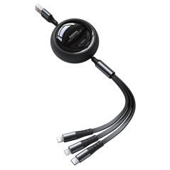 REMAX RC-C033 3-in-1 cable 15W black | Smarty