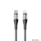 Câble REMAX Intelyelec RC-C116 – USB-C vers Lightning 30W 1,2 m Argent