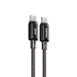 Câble REMAX Icy Series RC-C036 – USB-C vers USB-C 30W 1,2 m Noir