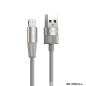 Cable REMAX Infinity Series RC-C102 – USB-A to Lightning 2.4A 1.2 m Silver Cable REMAX Infinity Series RC-C102 – USB-A to Lightning 2.4A 1.2 m Silver
