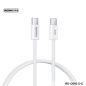 Cable REMAX Chelectricy RC-C010 – USB-C to USB-C 30W 1 m White Cable REMAX Chelectricy RC-C010 – USB-C to USB-C 30W 1 m White