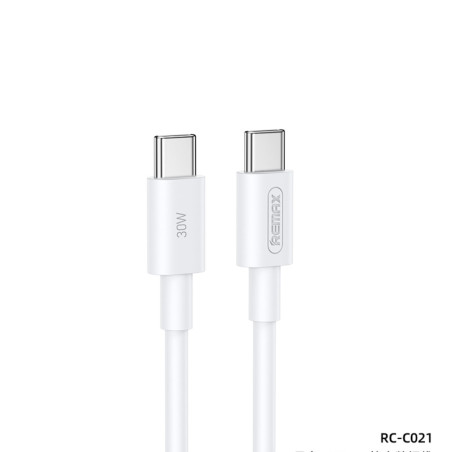 Câble REMAX RC-C021 USB-C/USB-C 30W 1 m | Smarty
