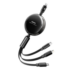REMAX RC-C182 3-in-1 cable 100W black | Smarty