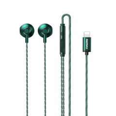 Écouteurs Remax RM-711i Lightning métal 1,2 m vert
