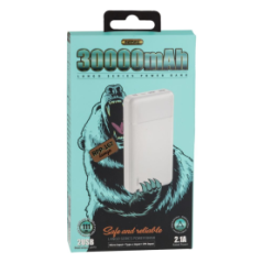 Power Bank 30000mAh RPP-167 REMAX - Blanc - Alimentation Réf. A1608 EOL