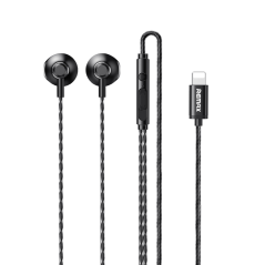 Écouteurs Remax RM-711i Lightning métal 1,2 m noir
