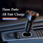 Car Charger Remax RCC323 Alien III Series – 49.5W, 2 USB + USB-C, Black