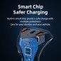 Car Charger Remax RCC323 Alien III Series – 49.5W, 2 USB + USB-C, Black