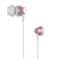 Wired Earphones Remax RM-512 – Jack, Metal, 1.2m, Pink Wired Earphones Remax RM-512 – Jack, Metal, 1.2m, Pink