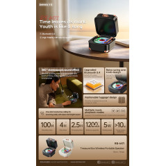 REMAX RB-M71 Bluetooth 5.4 Beige Speaker | Smarty