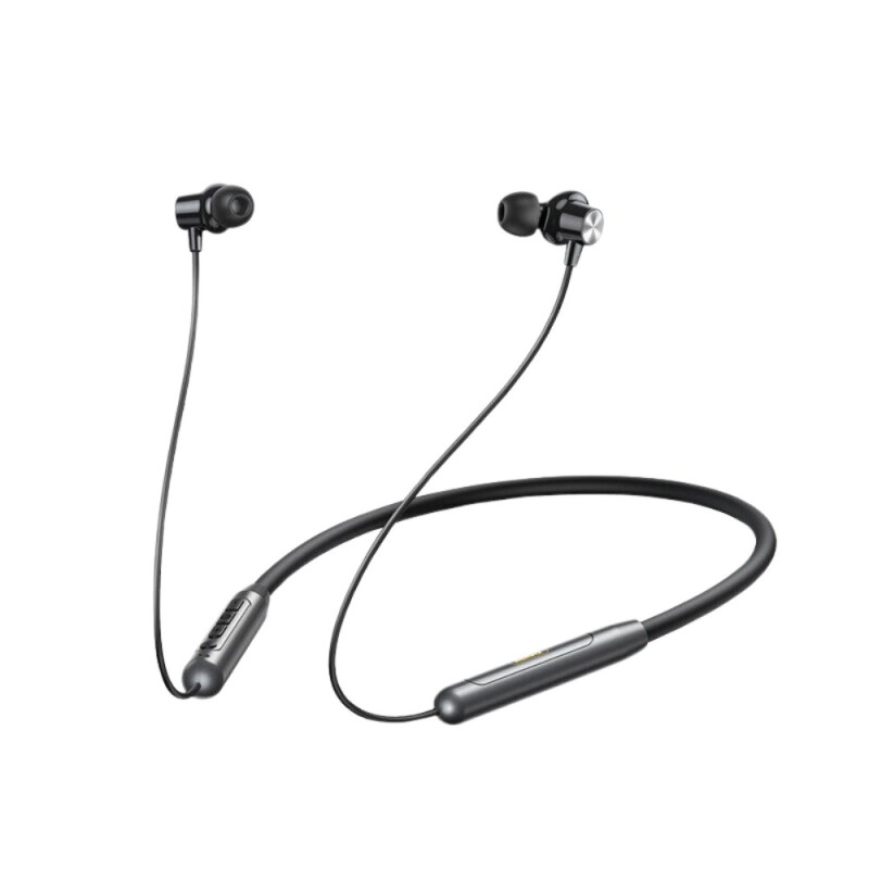 Neckband Bluetooth Earphones REMAX RX-S110 – 90mAh Black Neckband Bluetooth Earphones REMAX RX-S110 – 90mAh Black