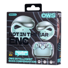 REMAX Open Buds KF02 Green Earbuds | Smarty Paris