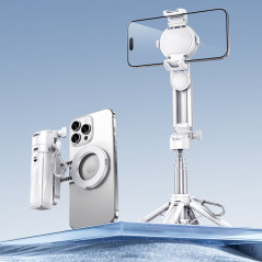 Support selfie stick REMAX P80C magnétique Noir