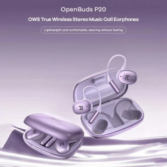 Remax OpenBuds P20 wireless earbuds purple | Smarty