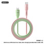 Câble Type-C/Type-C REMAX CB16(C-C) – 65 W 1,2 m Rose Câble Type-C/Type-C REMAX CB16(C-C) – 65 W 1,2 m Rose