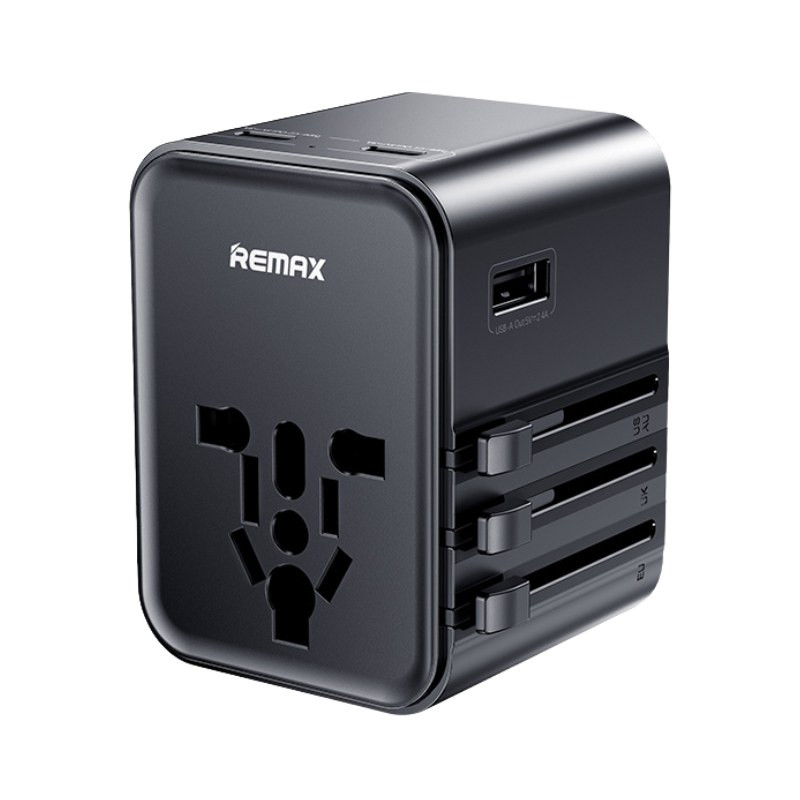 Chargeur voyage REMAX Explorer CM02 – Multifonction Noir Chargeur voyage REMAX Explorer CM02 – Multifonction Noir