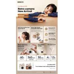Écouteurs sans fil REMAX CozyBuds W33 brun | Smarty
