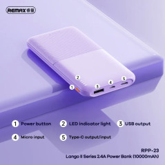 Power Bank REMAX RPP-23 10,000mAh | Smarty