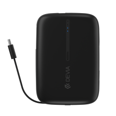 Batterie externe Devia EP158 10 000 mAh Noir | Smarty